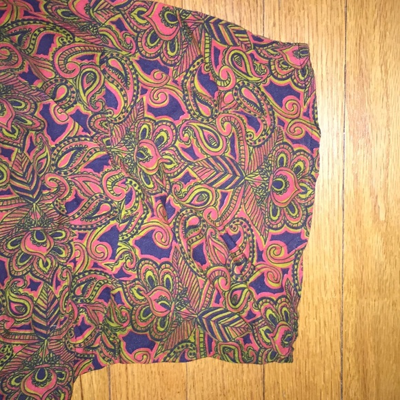 Fun print Earth tone kimono - Picture 4 of 4